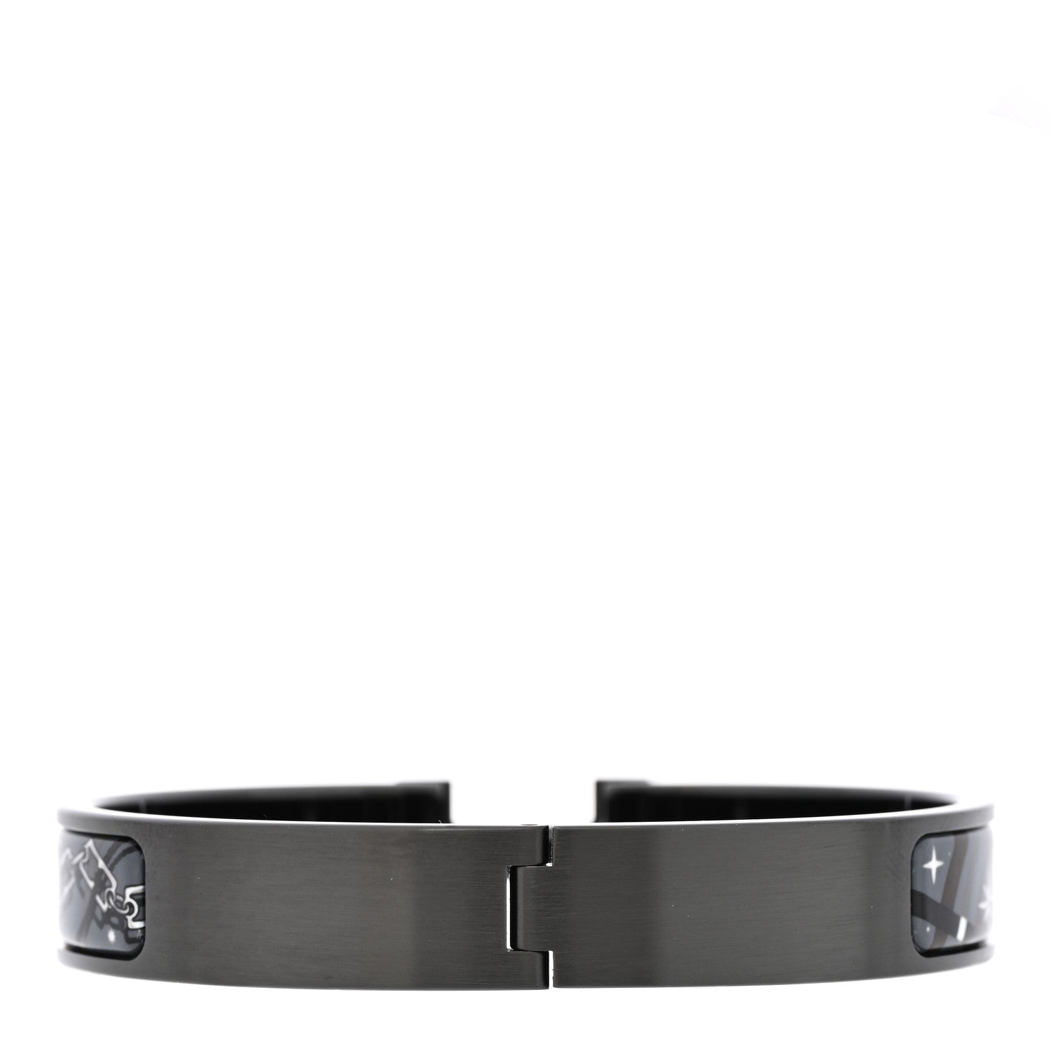 Hermes Enamel Narrow Fin C'est la Fete Clic Clac HH Bracelet So Black 3 of 5