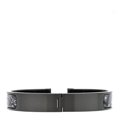 Hermes Enamel Narrow Fin C'est la Fete Clic Clac HH Bracelet So Black 3 of 5