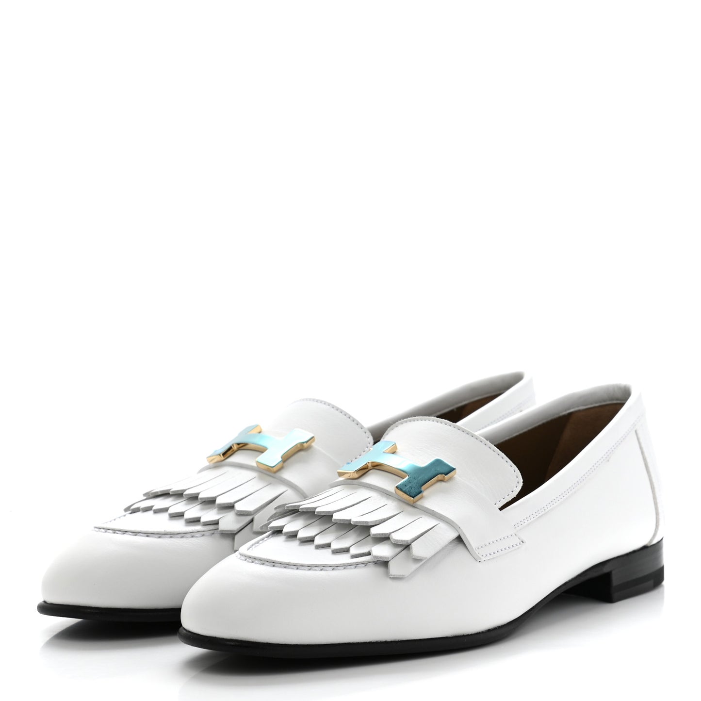 Calfskin Womens Royal Loafer 36 White