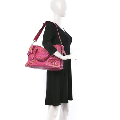 Balenciaga Agneau Giant 21 Gold Hardware City FRAMBOISE 2 of 20