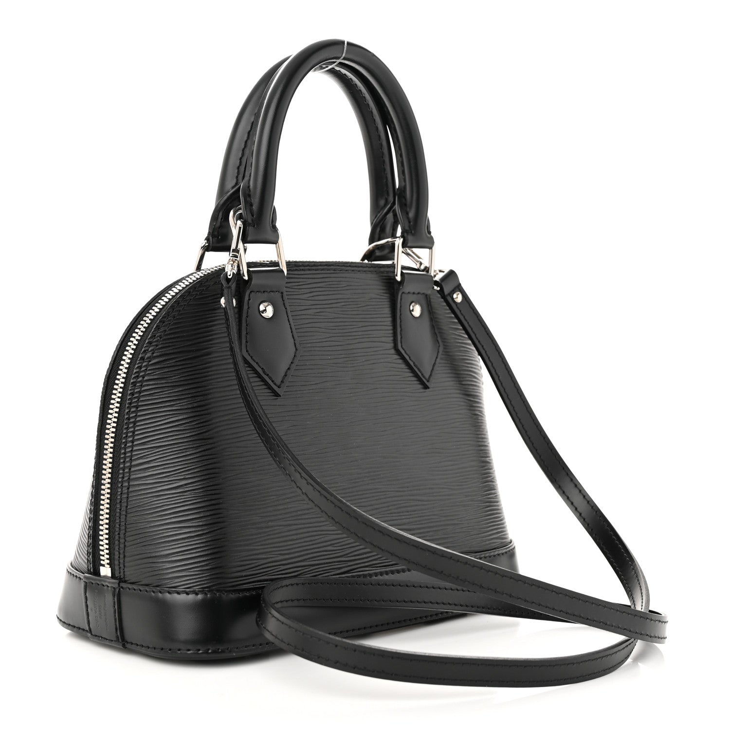 Louis Vuitton Epi Alma BB Black 3 of 11