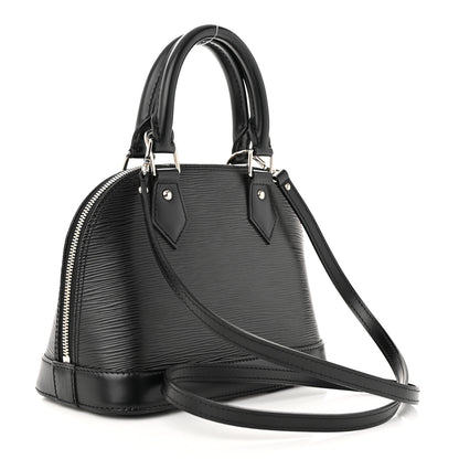 Louis Vuitton Epi Alma BB Black 3 of 11