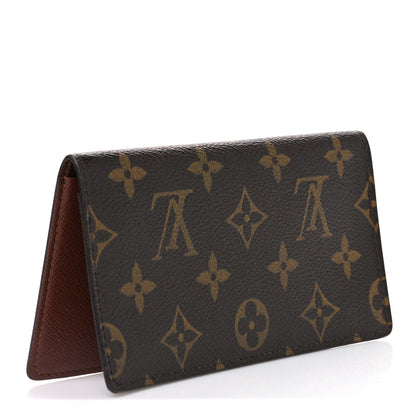 Louis Vuitton Monogram Simple Checkbook Holder Wallet Cover 3 of 8