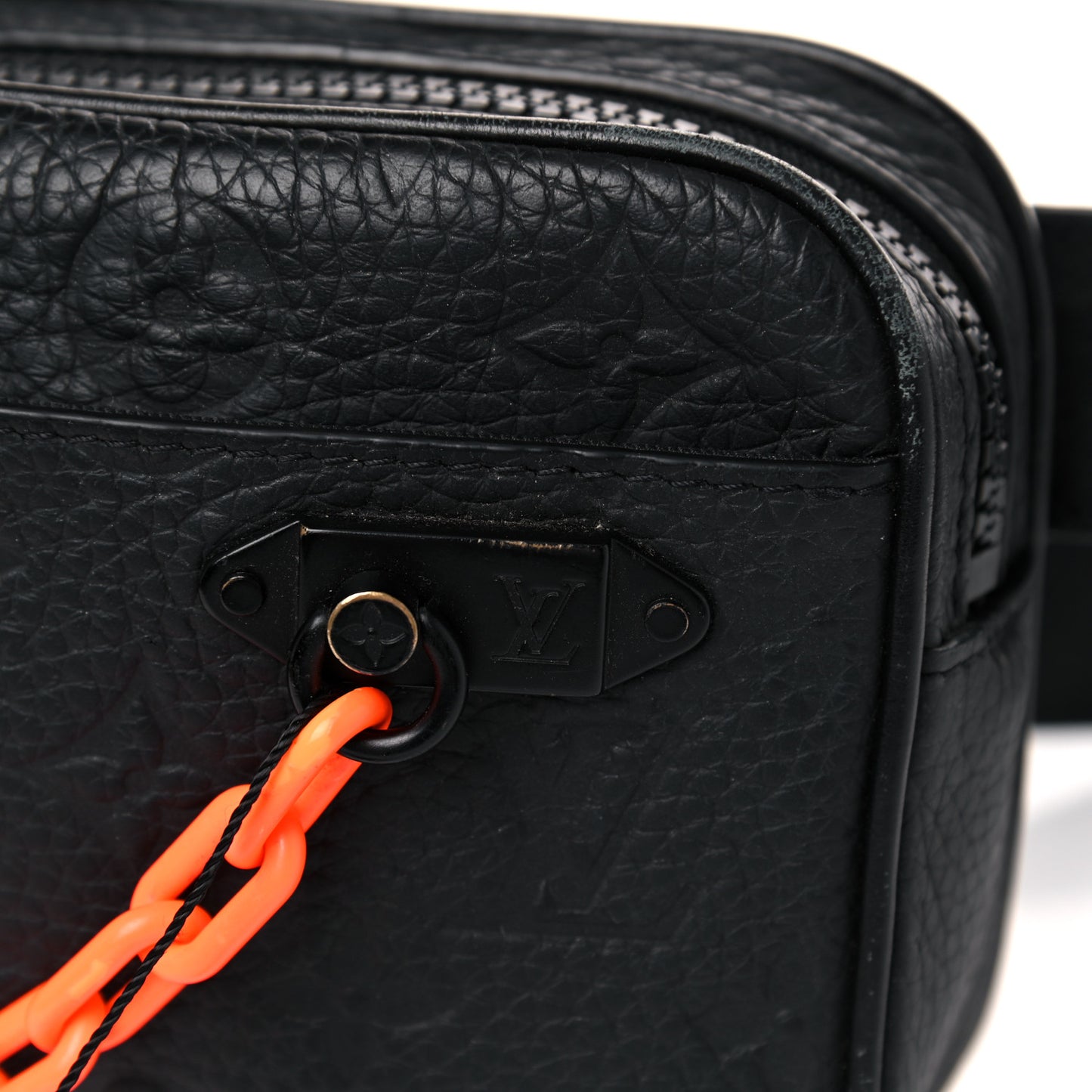 Taurillon Monogram Uniformes Solar Ray Soft Pochette Volga Belt Bag Black