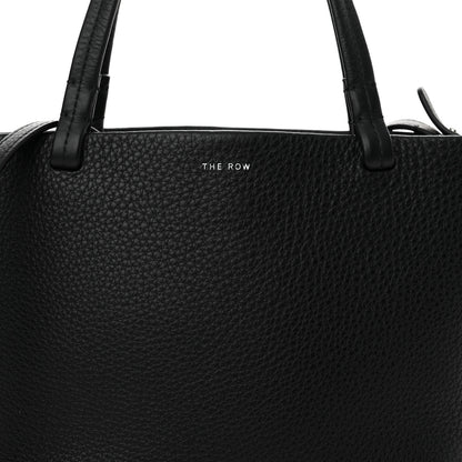 The Row Grained Calfskin Small Park Tote Black 8 of 11