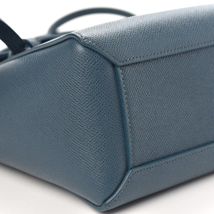 Celine Grained Calfskin Nano Belt Bag Abyss Blue 8 of 9