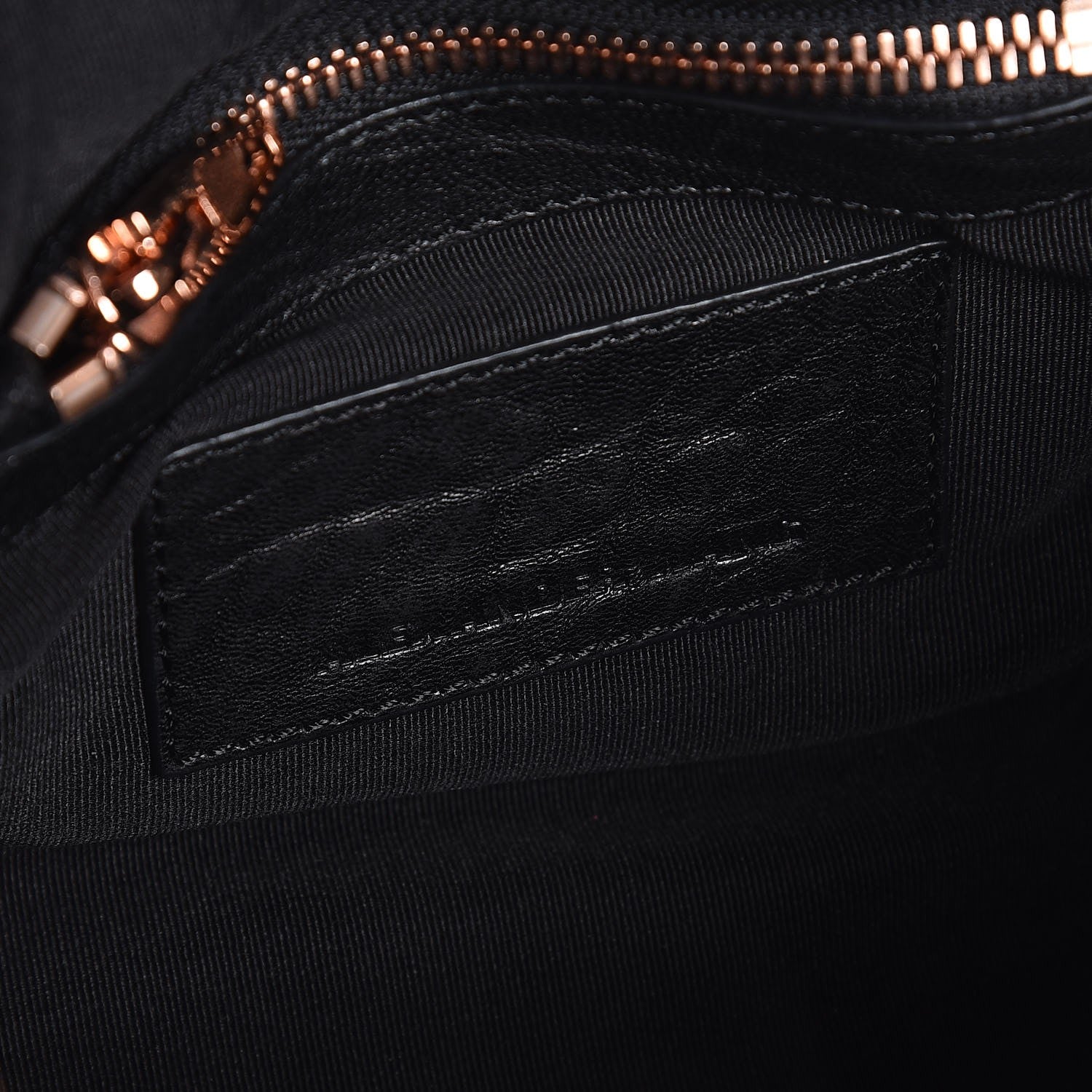 Alexander Wang Pebbled Lambskin Mini Rockie Black Rose Gold Hardware 6 of 6