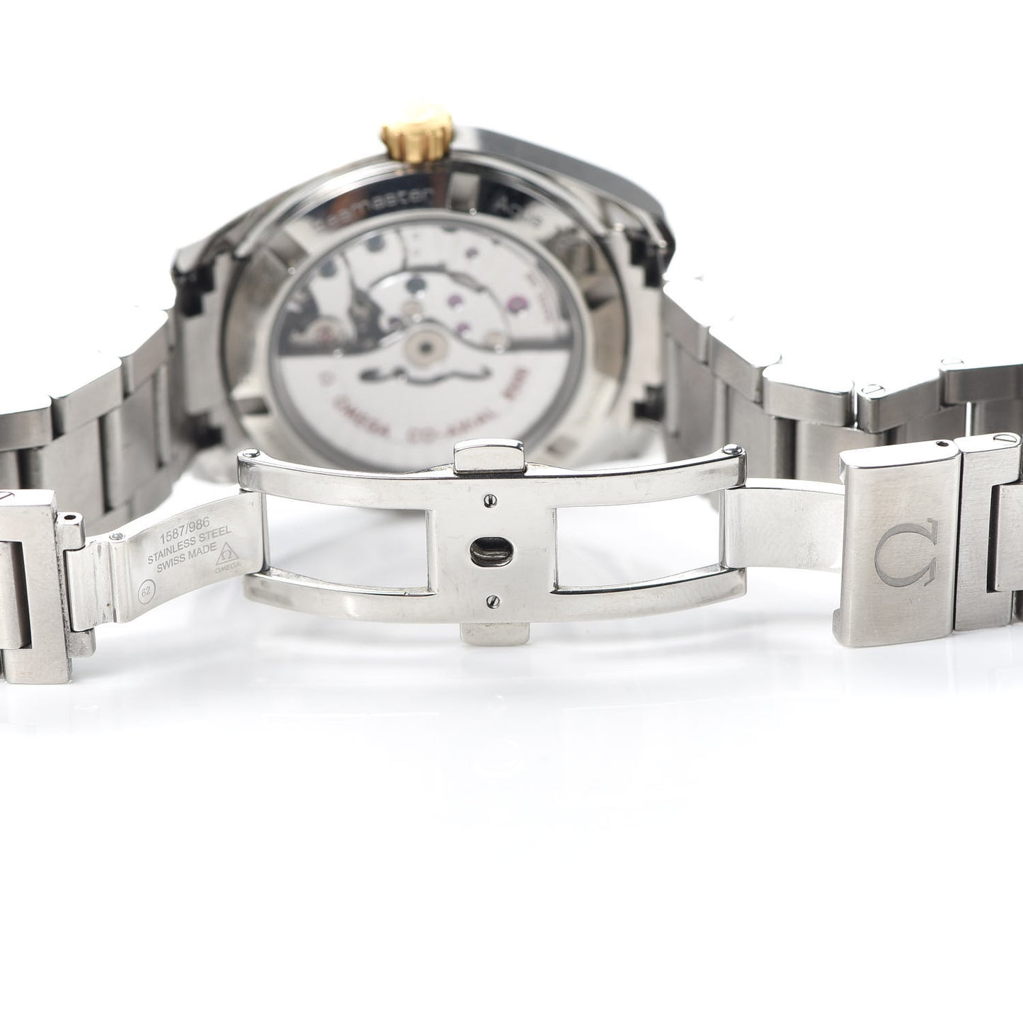 Stainless Steel 18K Yellow Gold 38mm Seamaster Aqua Terra Automatic Watch Grey 231.20.39.21.06.004