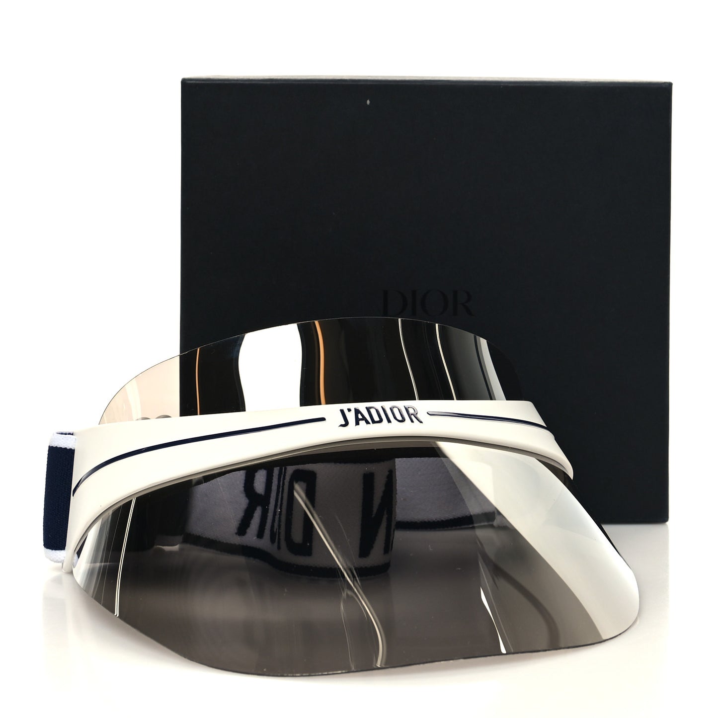 Mirrored DiorClub1 Sun Visor Navy
