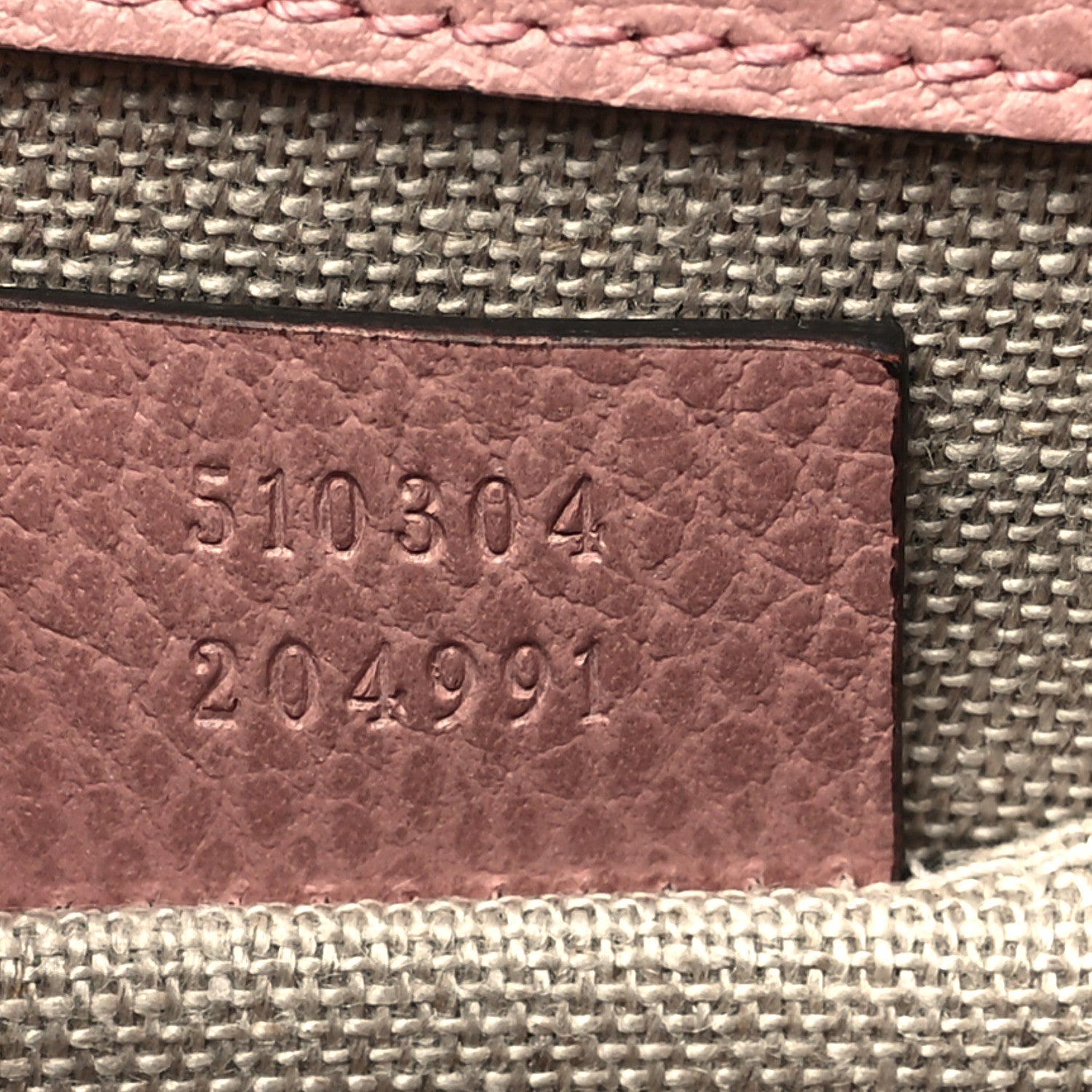 Gucci Dollar Calfskin Small Interlocking G Shoulder Bag Soft Pink 6 of 9