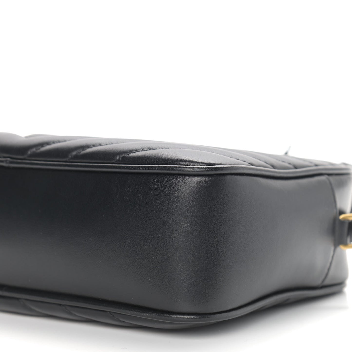 Calfskin Matelasse Monogram Lou Camera Bag Black