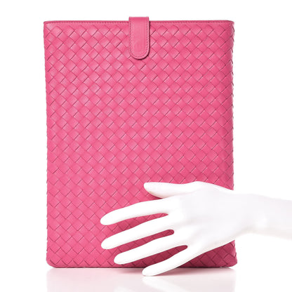 Bottega Veneta Nappa Intrecciato iPad Case Rosa Shock 2 of 11