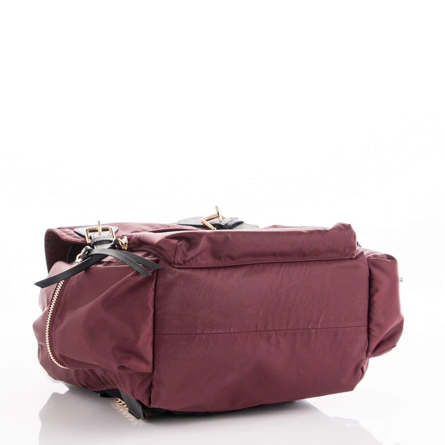 Nylon Large Rucksack Backpack Burgundy Red