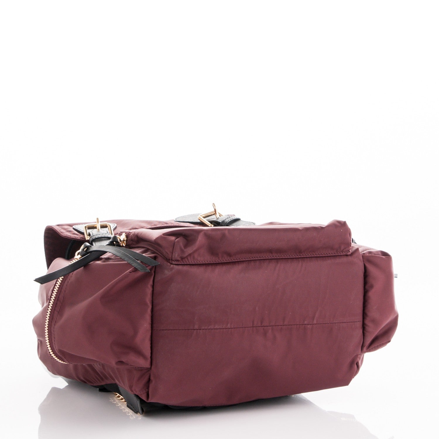 Burberry Nylon Large Rucksack Backpack Burgundy Red 4 of 7