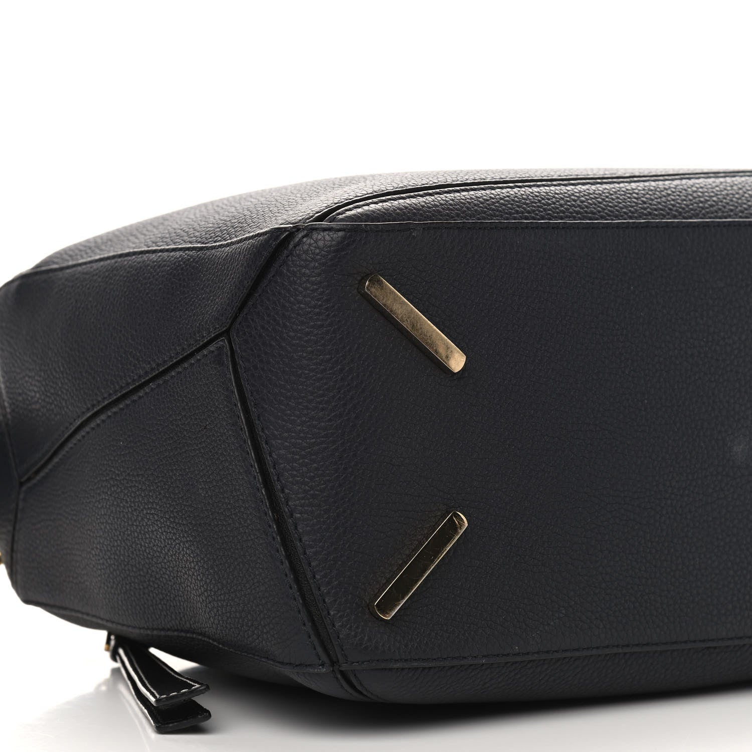 Loewe Calfskin Medium Puzzle Bag Midnight Blue Black 17 of 18