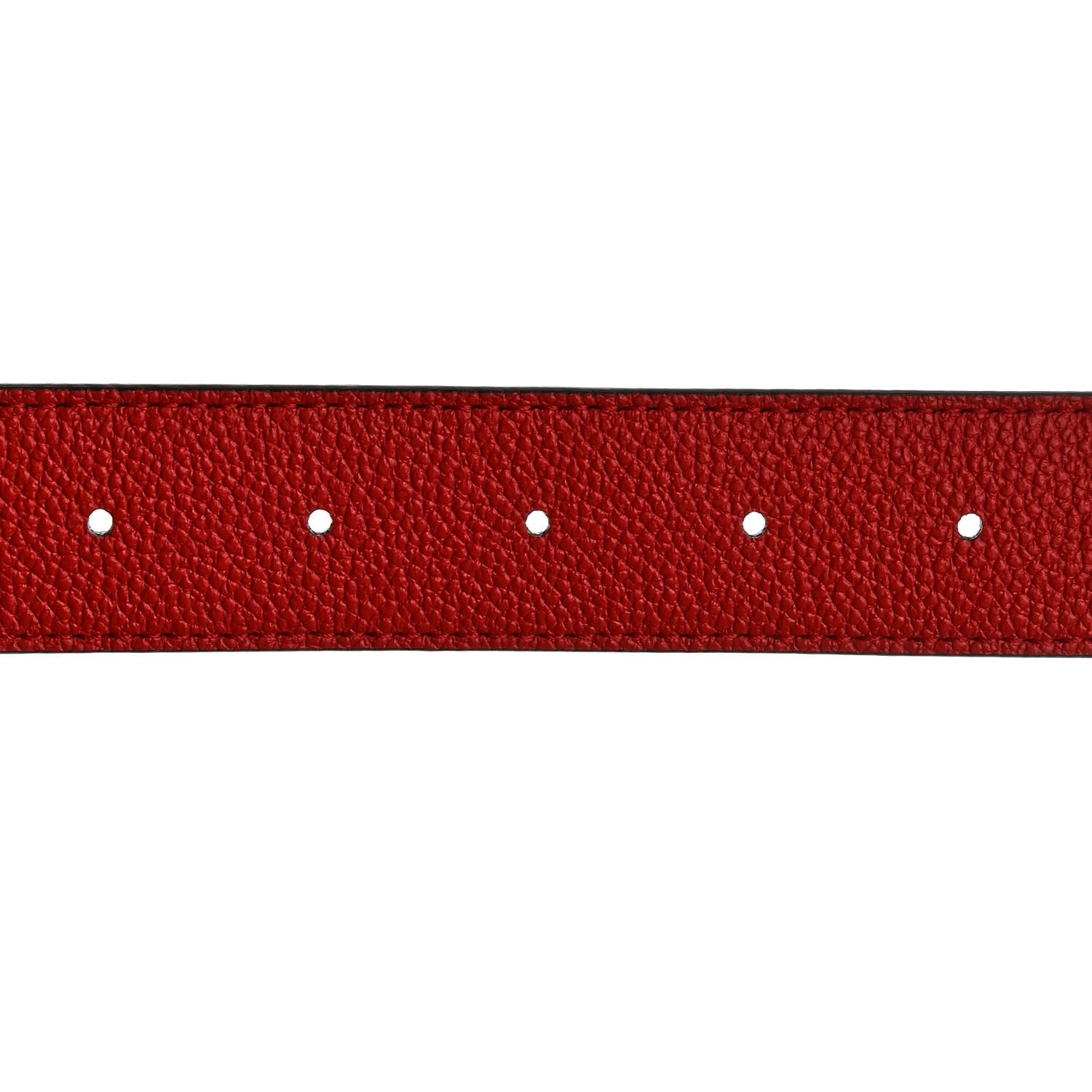 Louis Vuitton Calfskin Monogram 30mm LV Initiales Reversible Belt 95 38 Coquelicot 5 of 6
