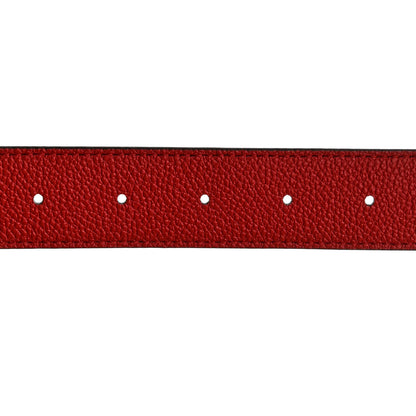 Louis Vuitton Calfskin Monogram 30mm LV Initiales Reversible Belt 95 38 Coquelicot 5 of 6
