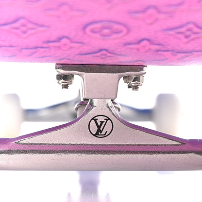 Louis Vuitton Monogram Illusion Wood Skateboard Multicolor 6 of 8