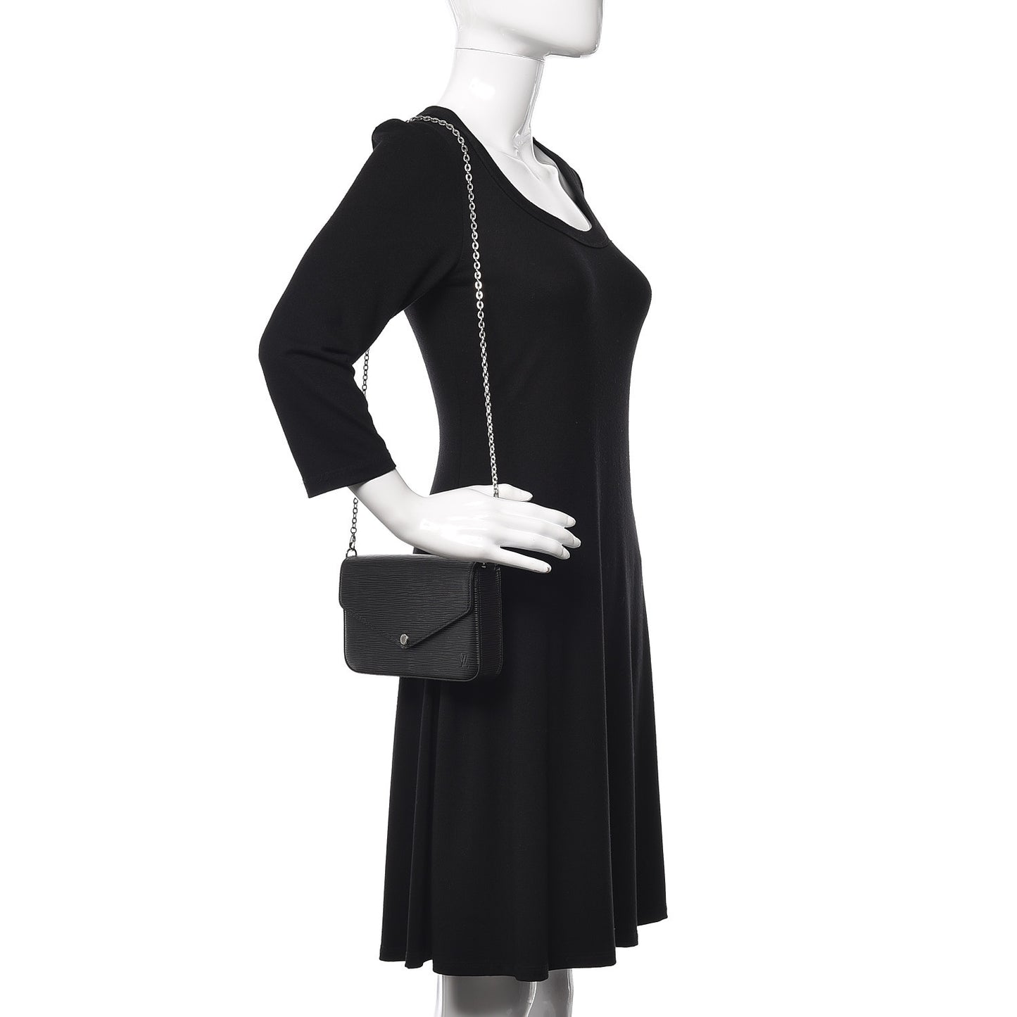 Epi Pochette Felicie Black