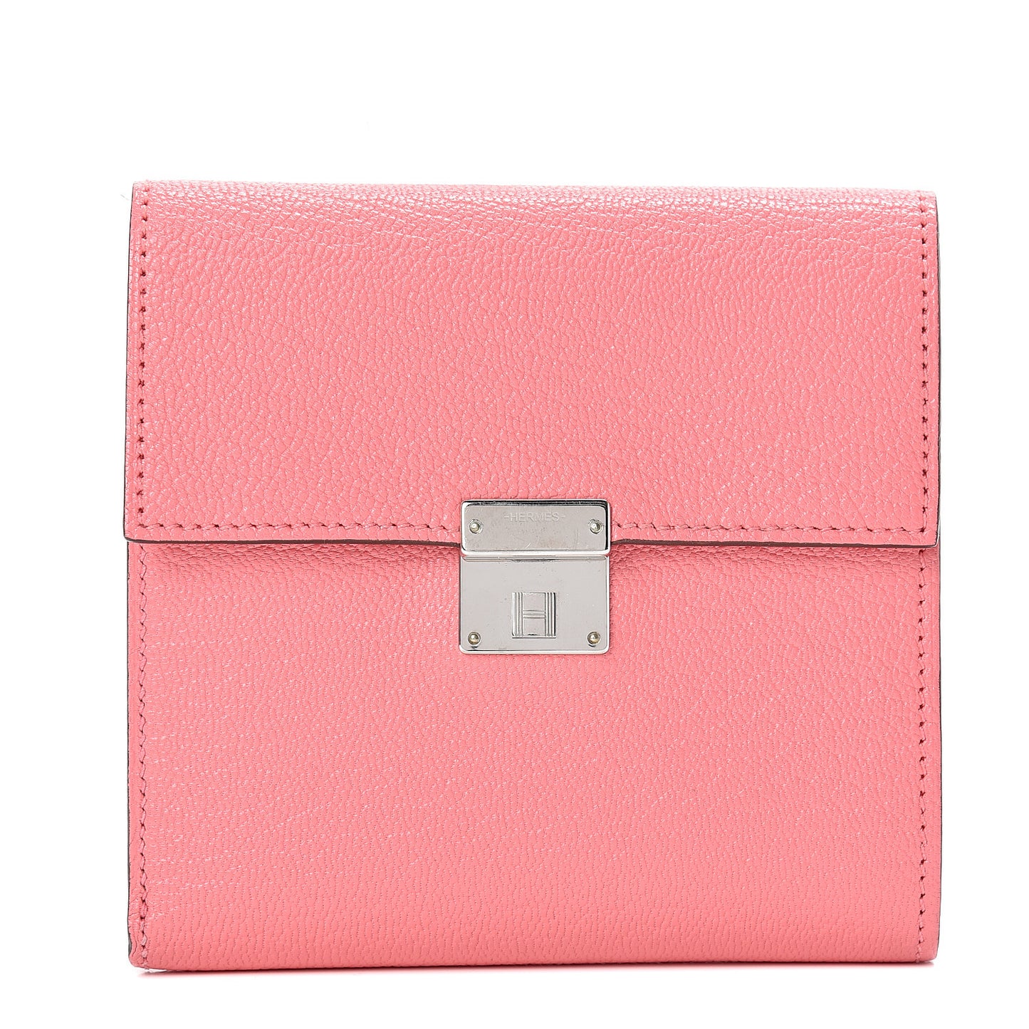 Chevre Mysore Clic 12 Wallet Rose Ete