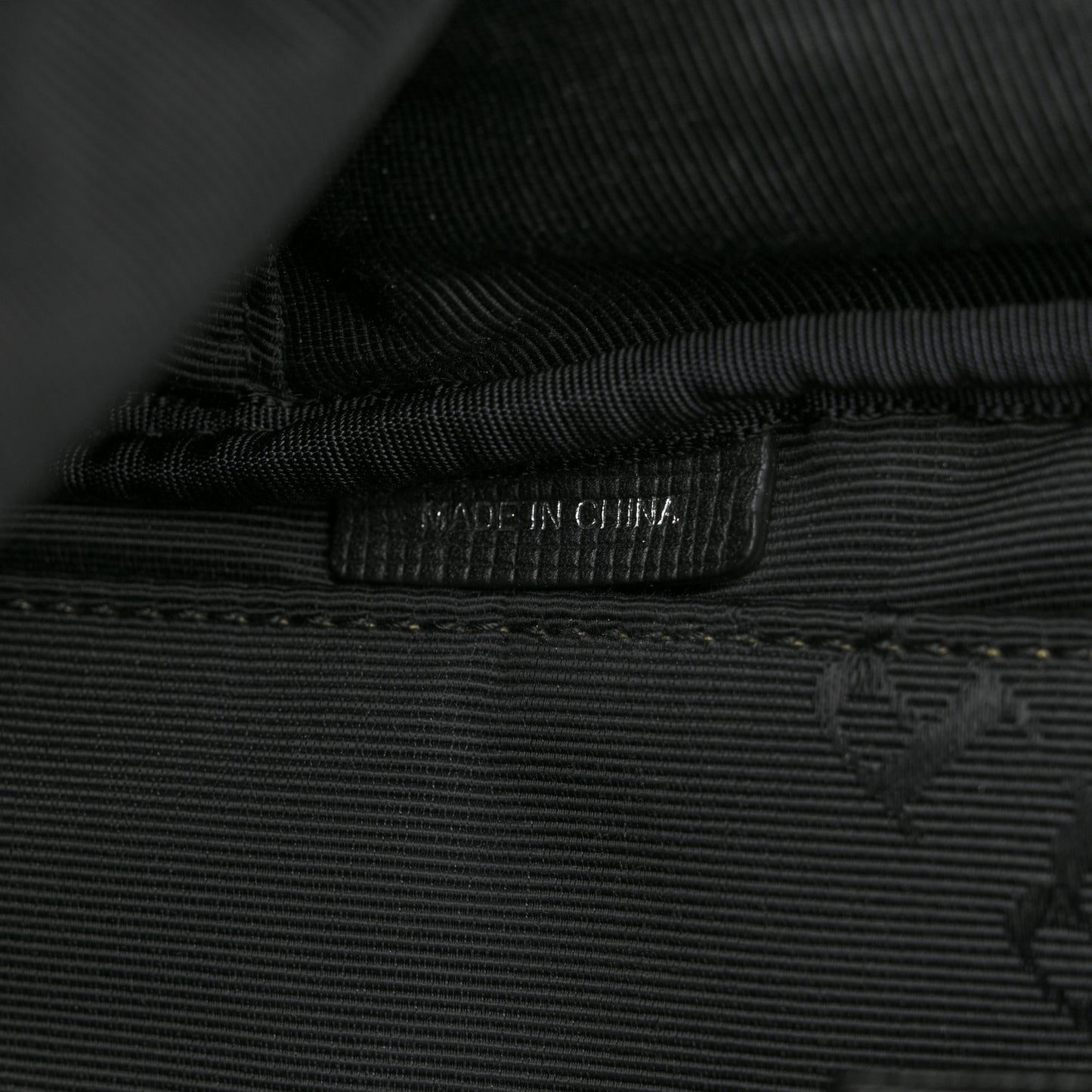 Nylon Check Abbeydale Simple Backpack  Black