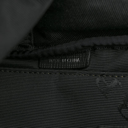 Burberry Nylon Check Abbeydale Simple Backpack  Black 7 of 10