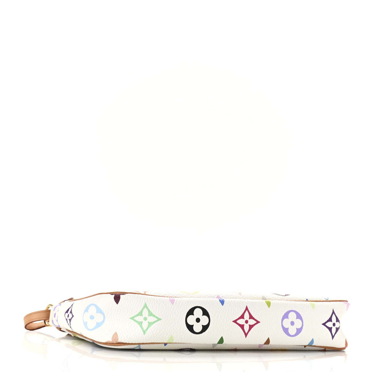 Monogram Multicolor Pochette Accessories White