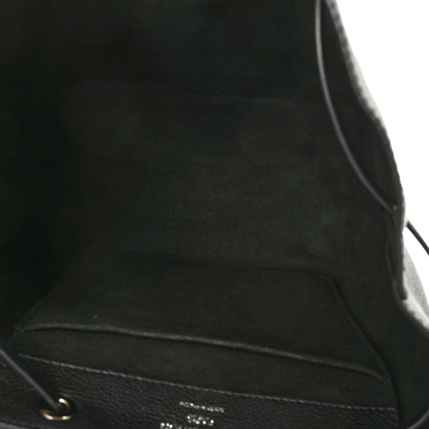 Calfskin Lockme Backpack Black