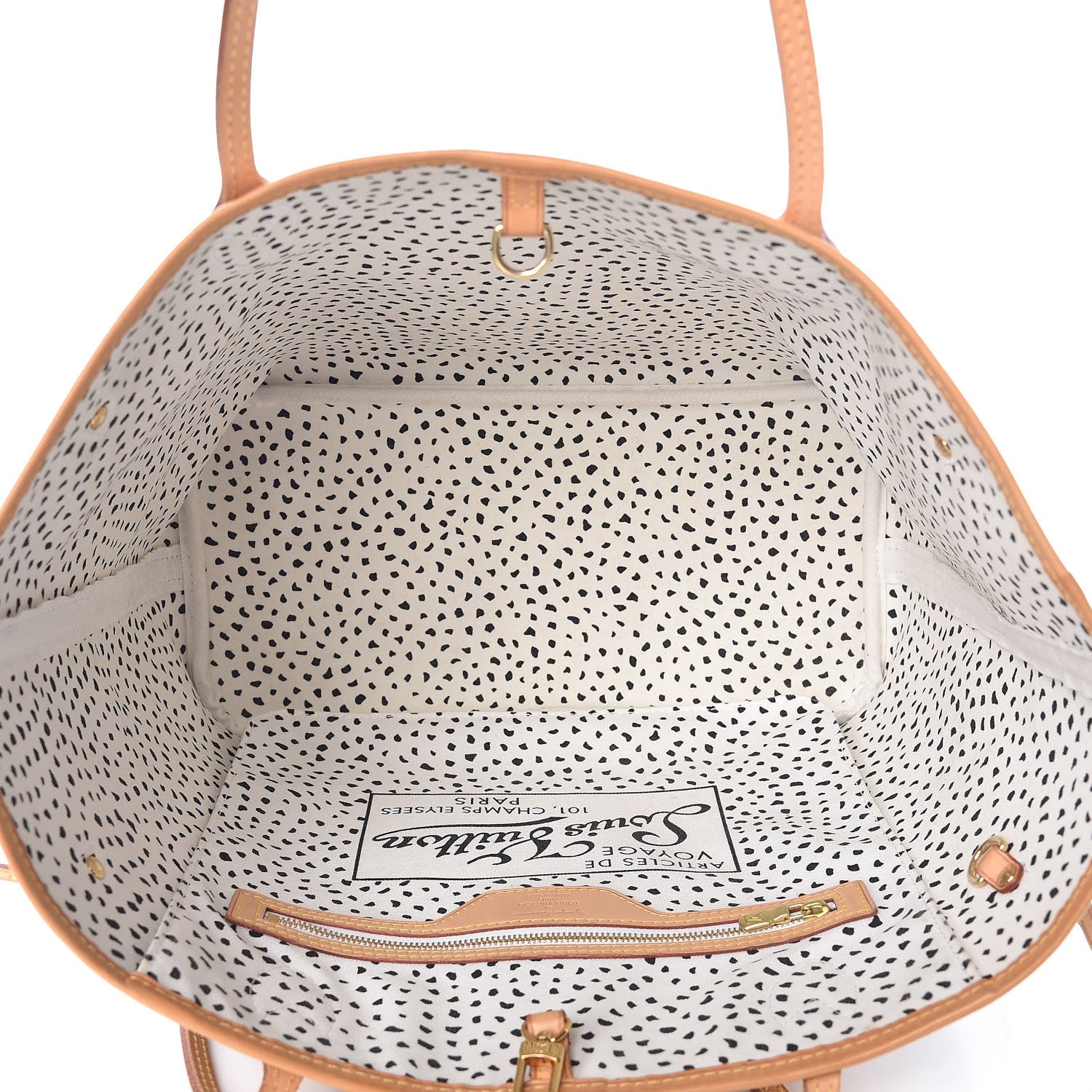Louis Vuitton Monogram Kusama Waves Neverfull MM White 5 of 10