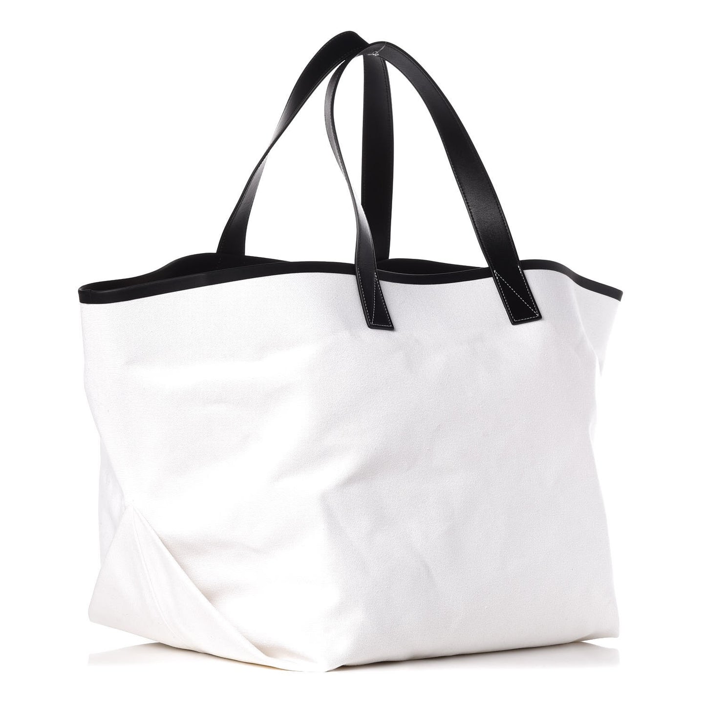 Textile Medium Made In Tote Black White