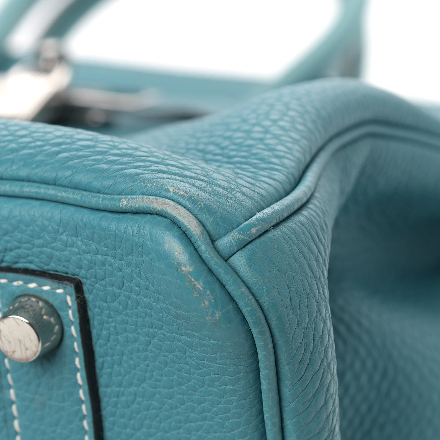 Hermes Togo Birkin 35 Blue Jean 9 of 23