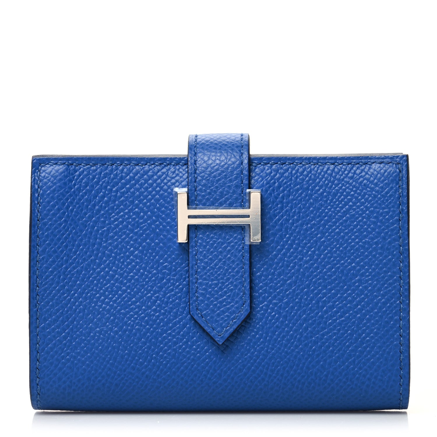 Hermes Epsom Mini Bearn Wallet Bleu Royal 1 of 12