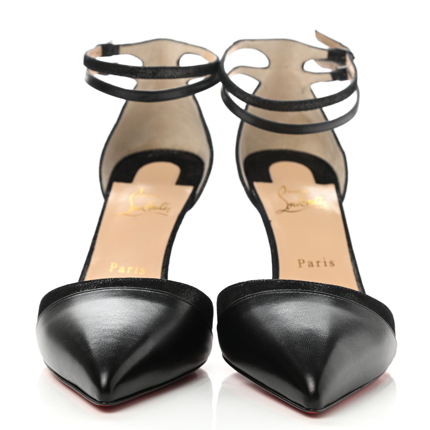 Suede Kid Uptown Double 85 Pumps 41.5 Black