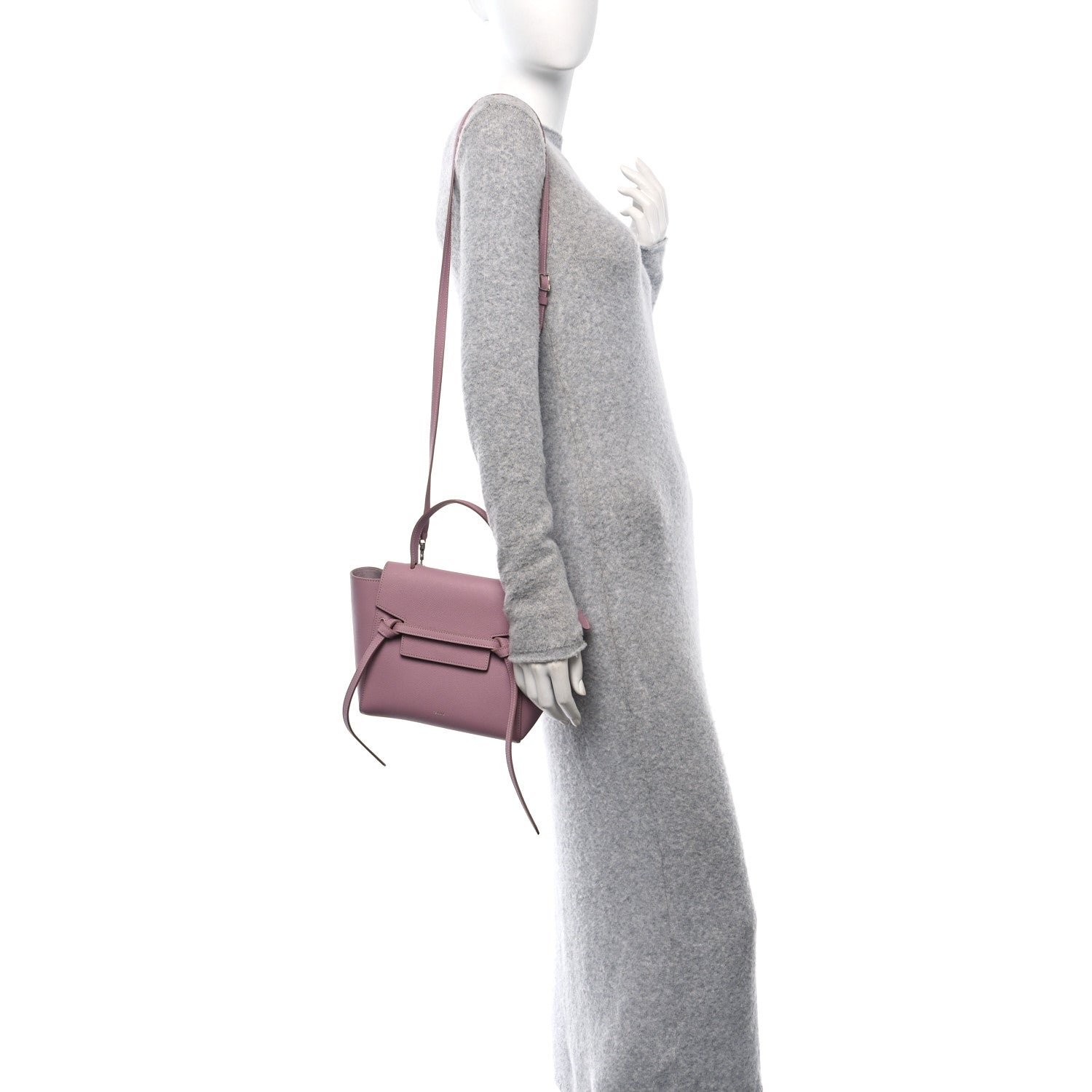 Celine Grained Calfskin Nano Belt Bag Antique Rose Antique Rose 2 of 12