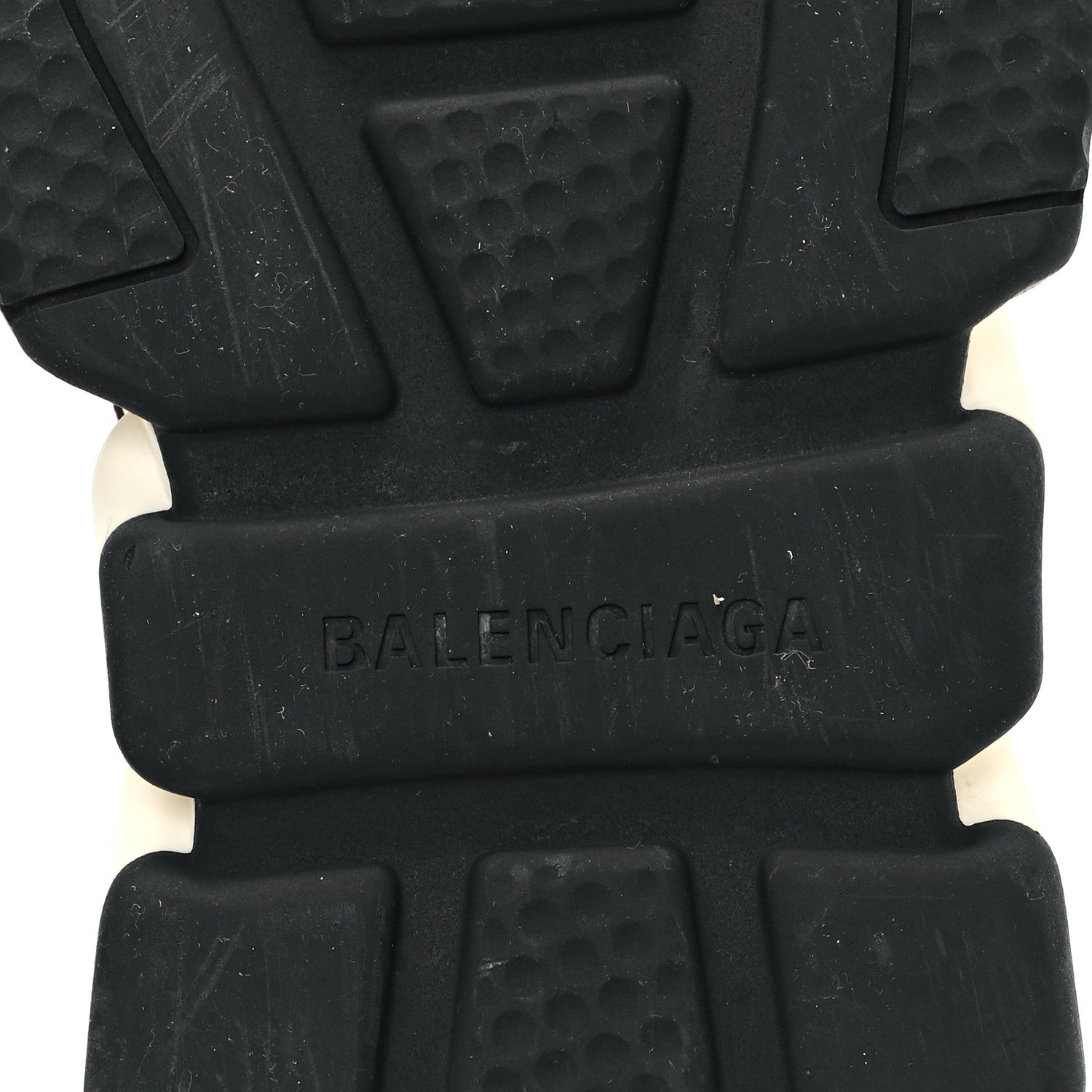 Balenciaga Technical 3D Recycled Knit Womens Speed Sneakers 40 Black White 7 of 9