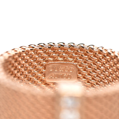 Tiffany 18K Rose Gold 4 Diamond Somerset Ring 5 4 of 5