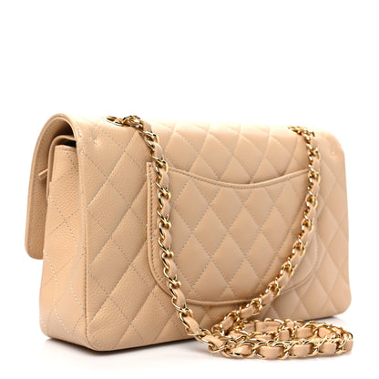 Chanel Caviar Quilted Medium Double Flap Beige 3 of 7