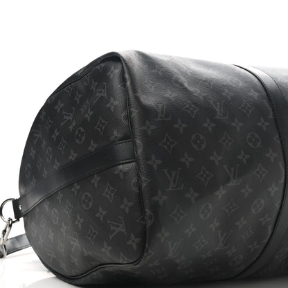 Louis Vuitton Monogram Eclipse Keepall Bandouliere 55 8 of 12