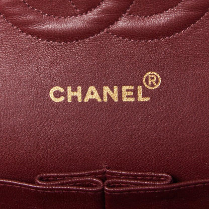 Chanel Lambskin Quilted Medium Double Flap Black 7 of 9