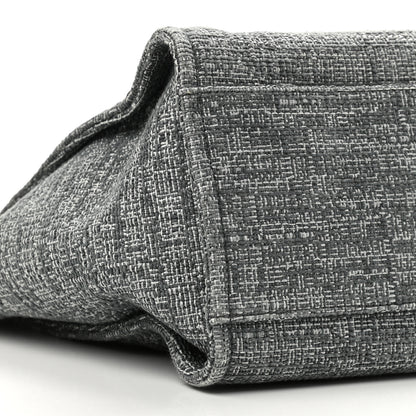 Chanel Canvas Medium Deauville Tote Charcoal 9 of 11