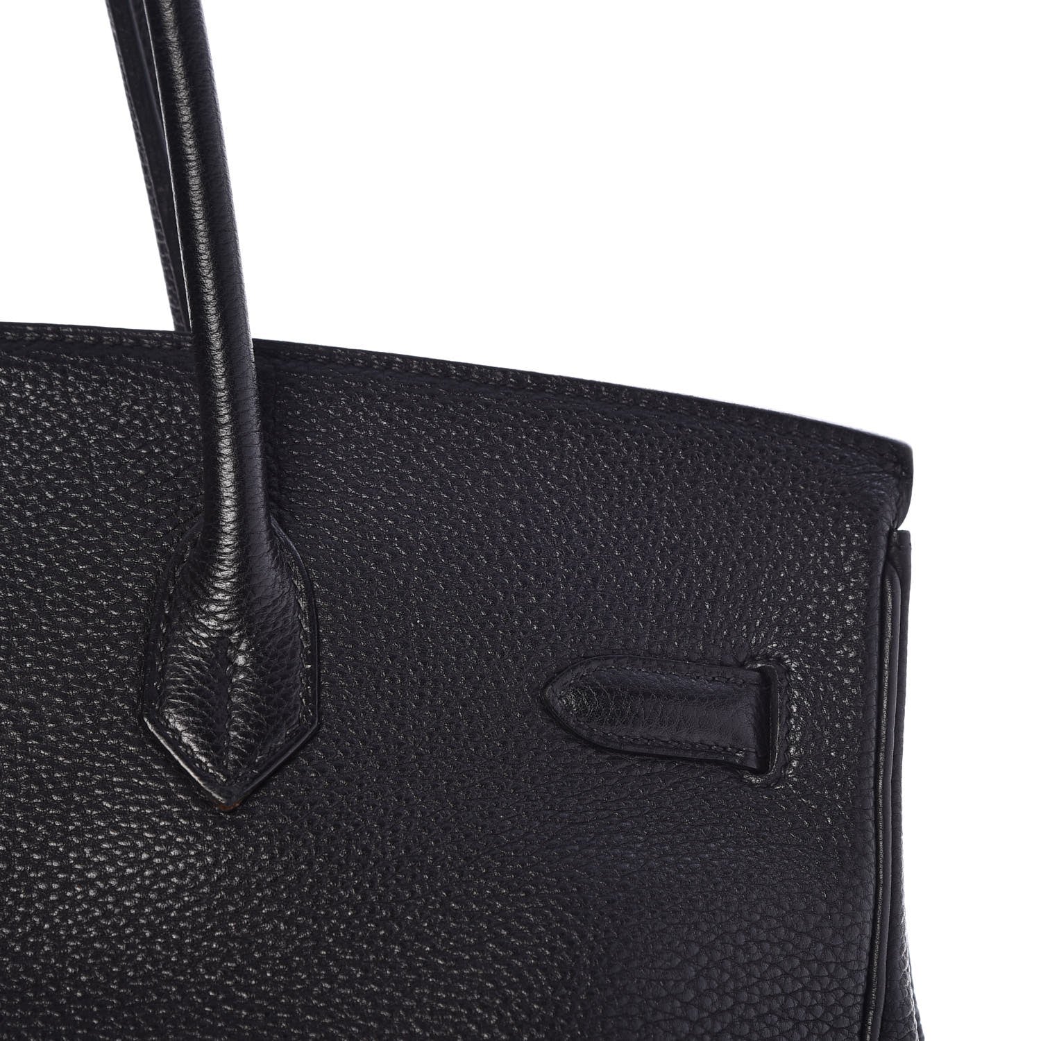 Hermes Taurillon Clemence Birkin 35 Black 11 of 32