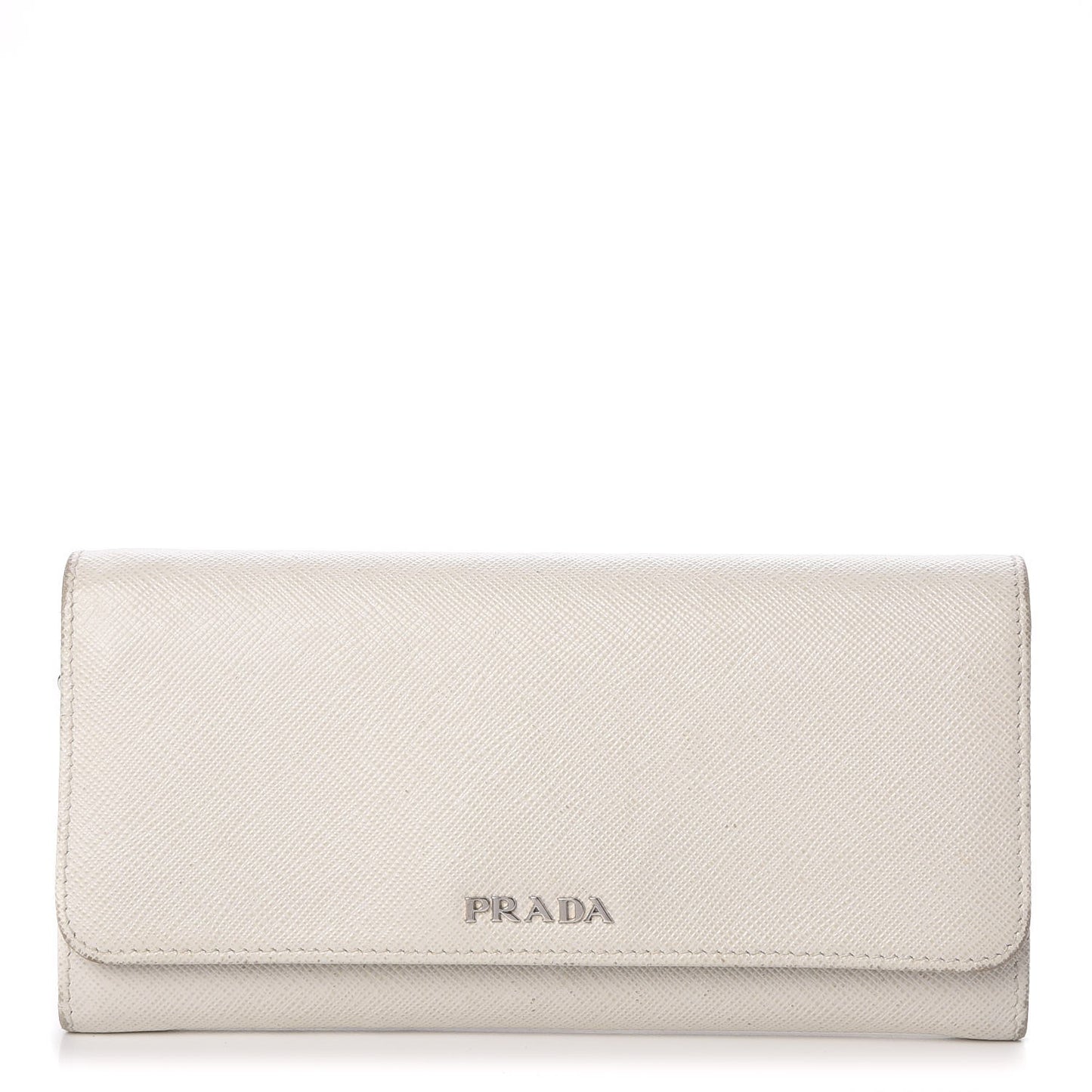 Saffiano Bi-Color Trend Continental Wallet Talco Black