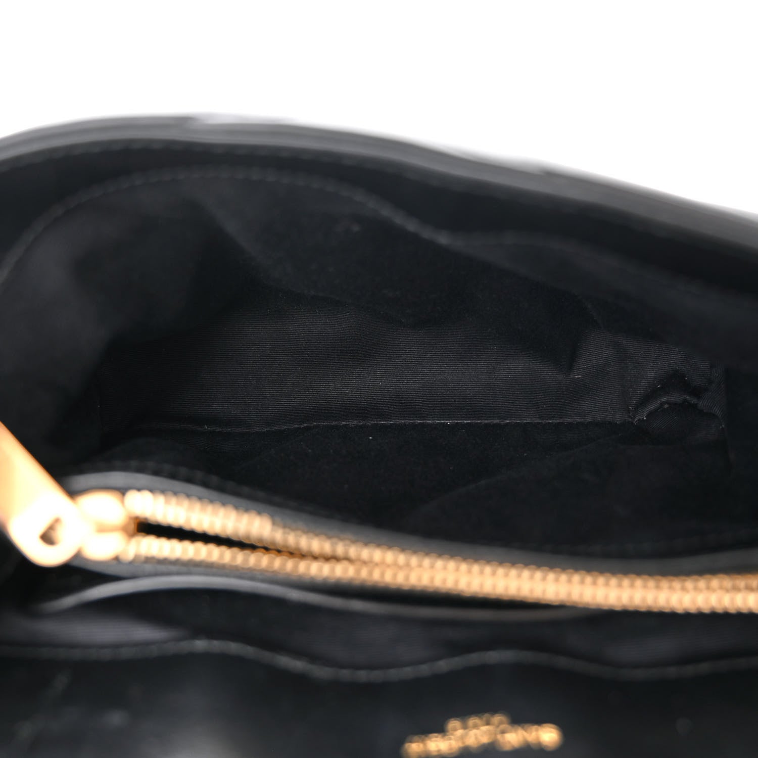 Saint Laurent Calfskin Y Quilted Monogram Small Loulou Chain Satchel Black 5 of 11