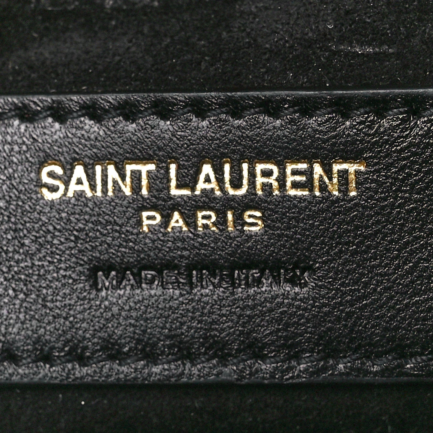 Metallic Calfskin Small Classic Monogram Kate Satchel Oro