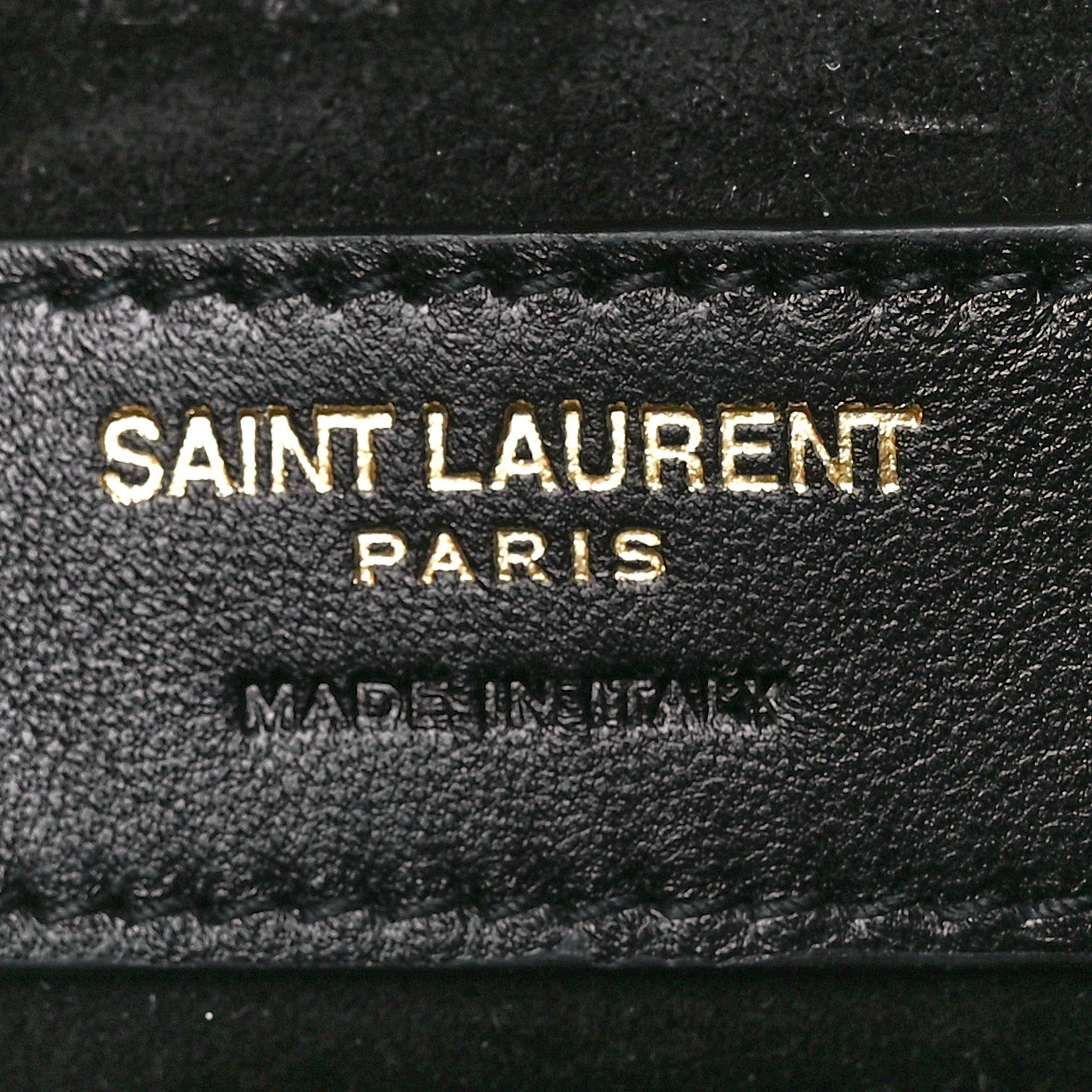 Saint Laurent Metallic Calfskin Small Classic Monogram Kate Satchel Oro 6 of 11