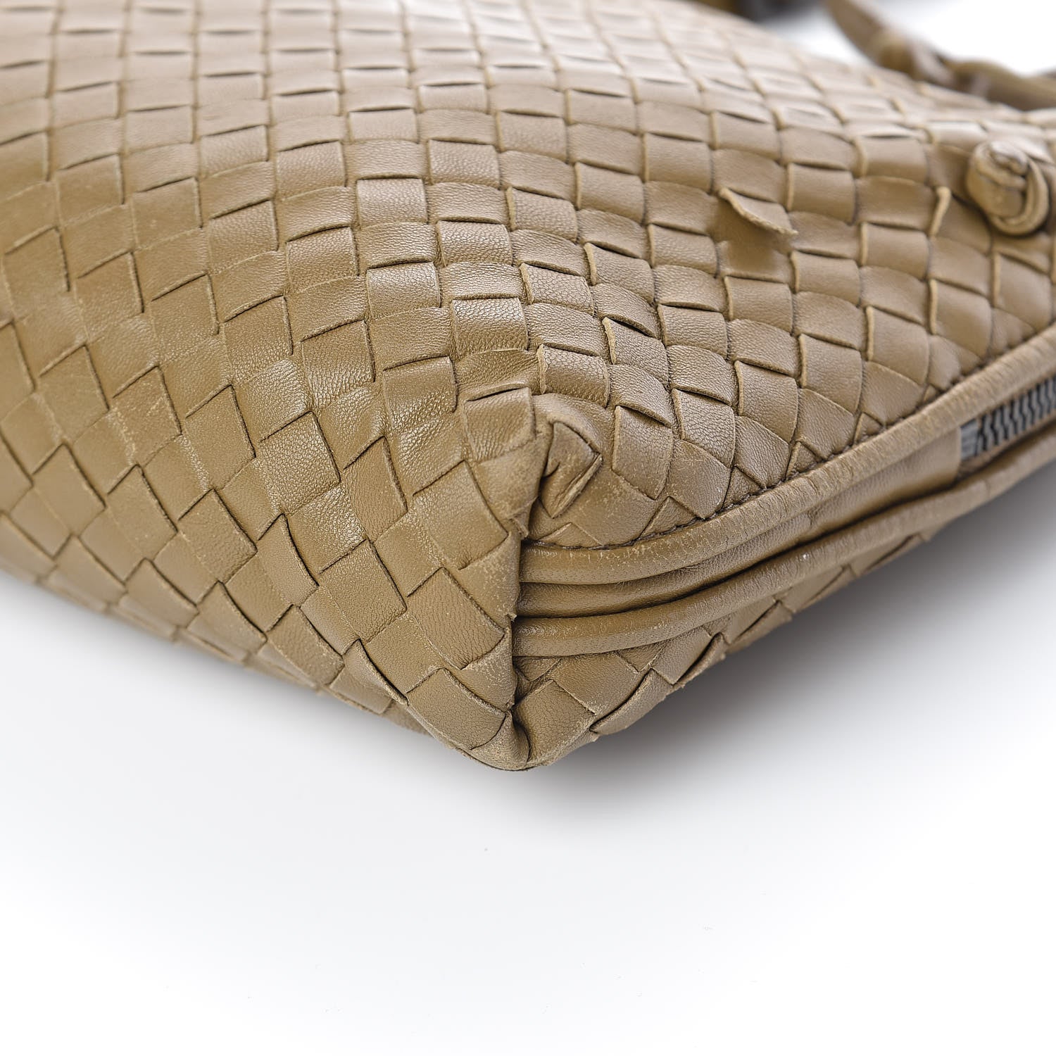 Bottega Veneta Nappa Intrecciato Nodini Crossbody Messenger Green 13 of 15