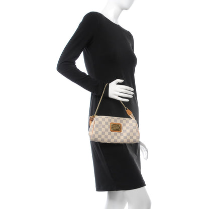 Louis Vuitton Damier Azur Eva Clutch 3 of 8