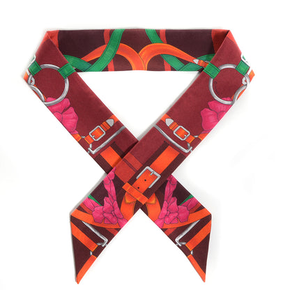 Hermes Silk Grand Manege Twilly 1 of 6