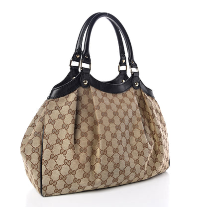 Gucci Monogram Medium Sukey Tote Dark Brown 3 of 9