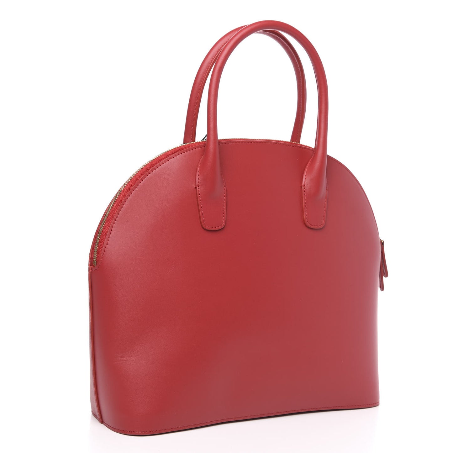 Calfskin Top Handle Rounded Bag Flamma